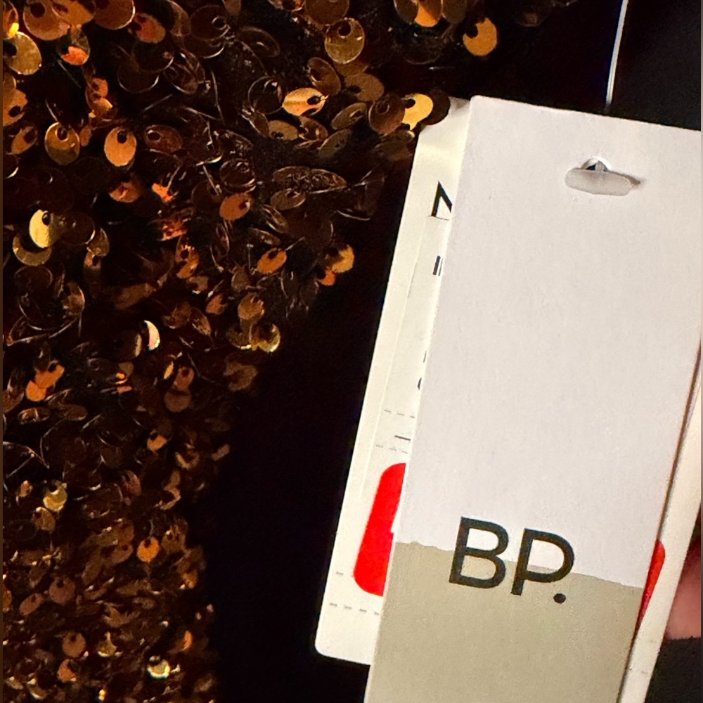 BP Sparkling Gold Mini Dress —#133 - Picture 8 of 13